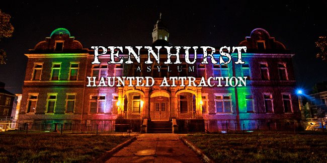 haunted house at Pennhurst Asylum